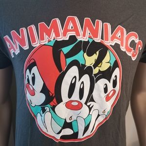 Animaniacs Graphic Tee Small Dark Grey 90s Nostalgia